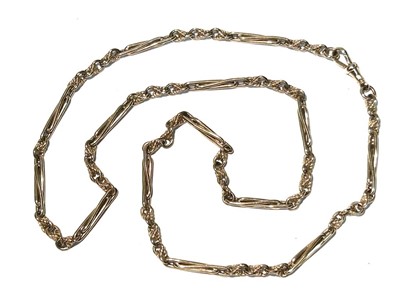 Lot 165 - Gold watch chain
