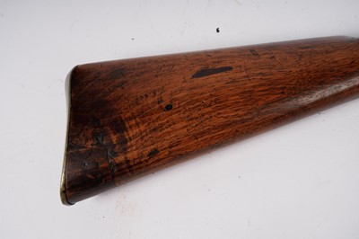 Lot 879 - An early 19th Century Volunteer flintlock Baker rifle, by Ketland, with bayonet