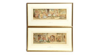 Lot 1054 - George Cattermole - The Story, and Pleading | watercolour