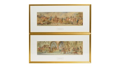 Lot 1055 - George Cattermole - A pair of historical figural studies | watercolour