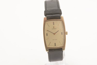 Lot 564 - Omega De Ville: a 9ct yellow gold cased manual-wind wristwatch