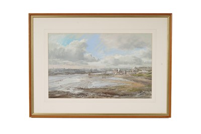 Lot 282 - Walter Holmes - Panoramic View of the Tyne | pastel