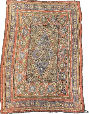 Lot 876 - A Kermani pateh tapestry from the Kerman province of Iran