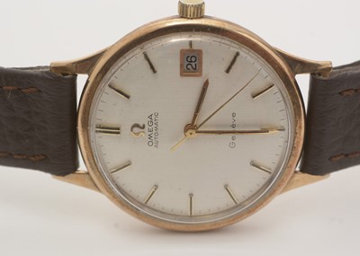 Lot 558 - Omega Geneve: a 9ct yellow gold cased automatic wristwatch