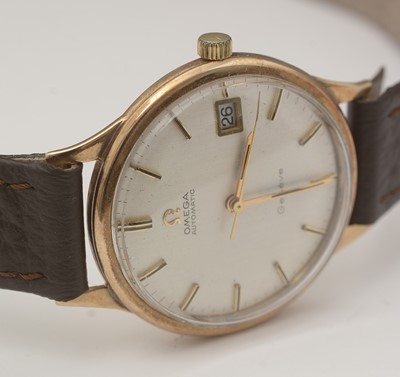 Lot 558 - Omega Geneve: a 9ct yellow gold cased automatic wristwatch