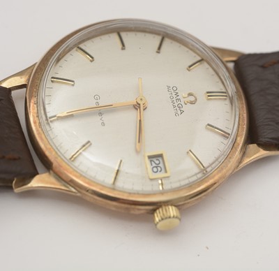 Lot 558 - Omega Geneve: a 9ct yellow gold cased automatic wristwatch