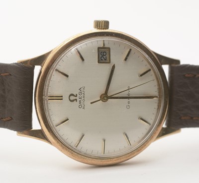 Lot 558 - Omega Geneve: a 9ct yellow gold cased automatic wristwatch