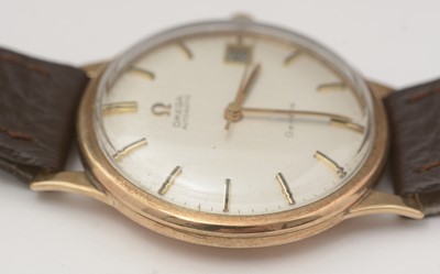 Lot 558 - Omega Geneve: a 9ct yellow gold cased automatic wristwatch