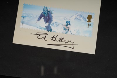 Lot 750 - A 'Team Everest' postcard autographed by Edmund Hillary