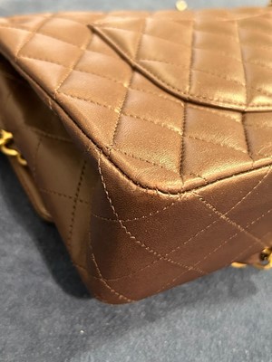 Lot 993 - A Chanel classic double flap matelasse shoulder bag