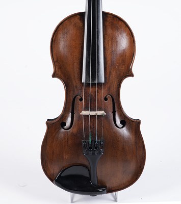 Lot 338 - A continental violin labelled Zosimo Bergonzi