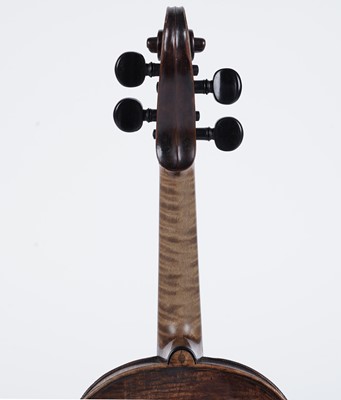 Lot 338 - A continental violin labelled Zosimo Bergonzi