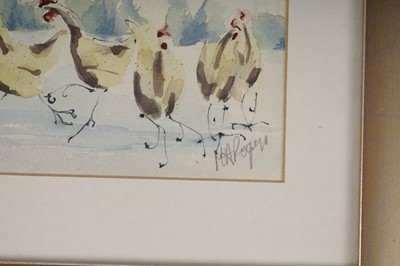 Lot 311 - Mary Ann Rogers - The Flock | watercolour