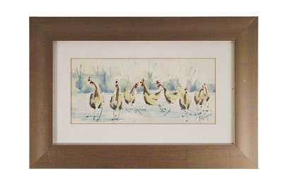 Lot 311 - Mary Ann Rogers - The Flock | watercolour