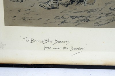 Lot 10 - "Snaffles" Charles Johnson Payne - The Bonnie Blue Bonnets frae ower the Border | lithograph