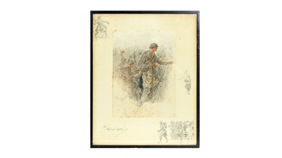 Lot 1012 - "Snaffles" Charles Johnson Payne - A Heilan Lad | hand-tinted lithograph