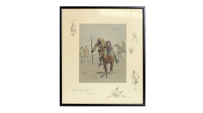 Lot 1022 - "Snaffles" Charles Johnson Payne - Indian Cavalry (B.E.F) | hand-tinted lithograph