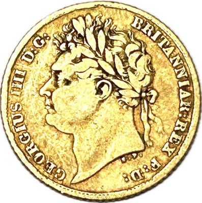 Lot 94 - A George III gold half sovereign, 1825