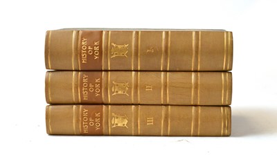 Lot 810A - A three volume History of York, 1785