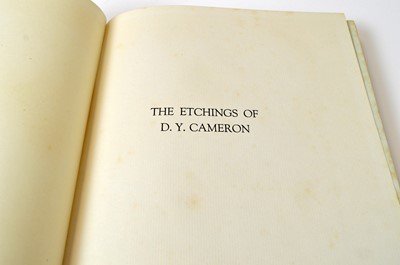 Lot 1007 - The Letters of Abelard and Heloise, and the etchings of D.Y. Cameron