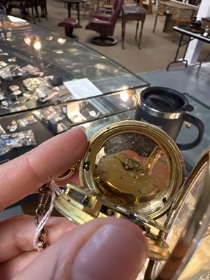 Lot 134 - A Webster gold pocket watch
