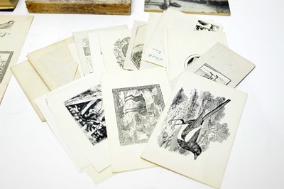 Lot 229 - Thomas Bewick - woodblock prints, and books pertaining to Bewick