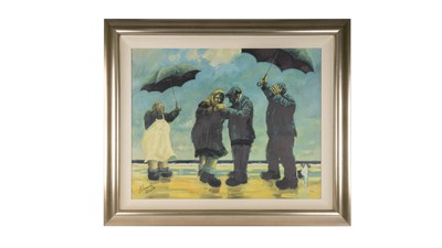 Lot 115 - Alexander Millar - A Jig for Jack (Vettriano) | limited edition canvas giclee print