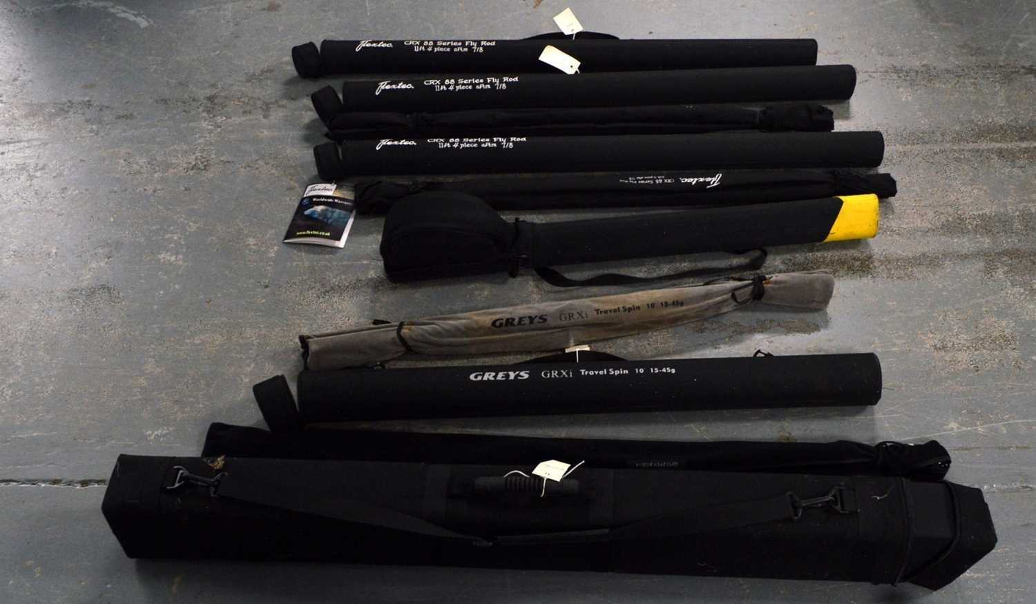 Lot 500 - A collection of fly fishing rods