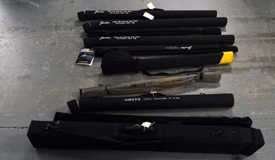 Lot 500 - A collection of fly fishing rods
