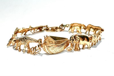 Lot 215 - A Noah's Ark bracelet
