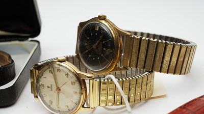 Lot 425 - A 9ct gold cased Tudor wristwatch and a selection of other watches