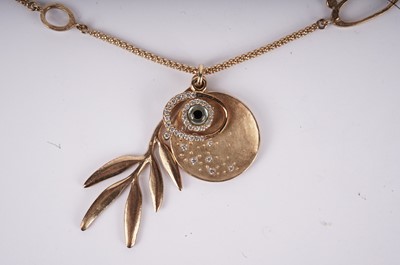 Lot 1180 - Links of London: an 18ct Watch Over Me Serenity necklace