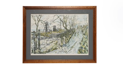 Lot 118 - Tom McGuinness - The Allotments, Easington | limited edition lithograph