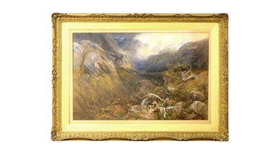 Lot 1085 - Thomas Miles Richardson Jnr - Glen Nevis, Invernesshire | watercolour