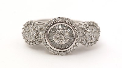 Lot 145 - An Art Deco style diamond dress ring