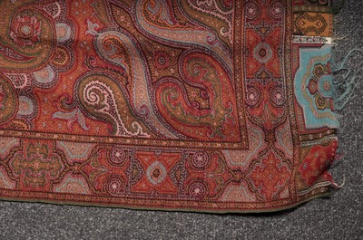 Lot 723 - A Victorian paisley shawl