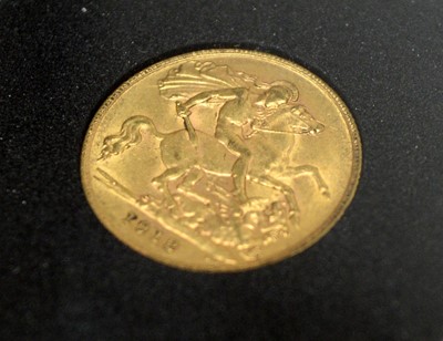 Lot 264 - A George V gold half sovereign, 1912