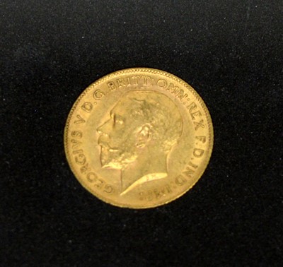Lot 264 - A George V gold half sovereign, 1912