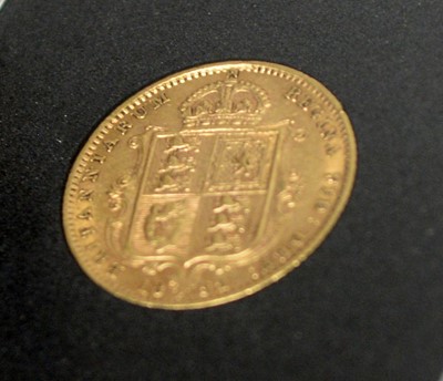 Lot 265 - A Queen Victoria gold half sovereign, 1892