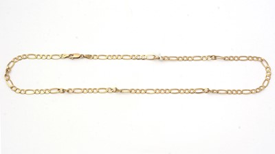 Lot 109 - A 9ct yellow gold chain necklace