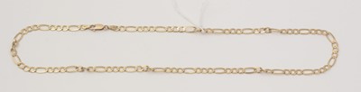 Lot 109 - A 9ct yellow gold chain necklace