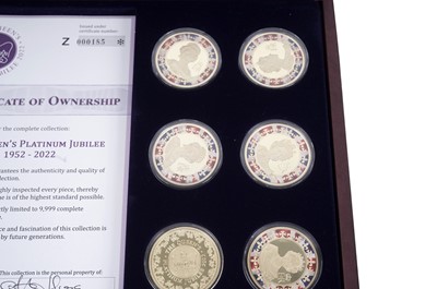 Lot 388 - A collection of QEII gold-plated cupro-nickel presentation coin sets