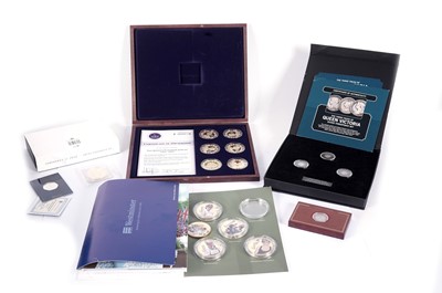 Lot 388 - A collection of QEII gold-plated cupro-nickel presentation coin sets