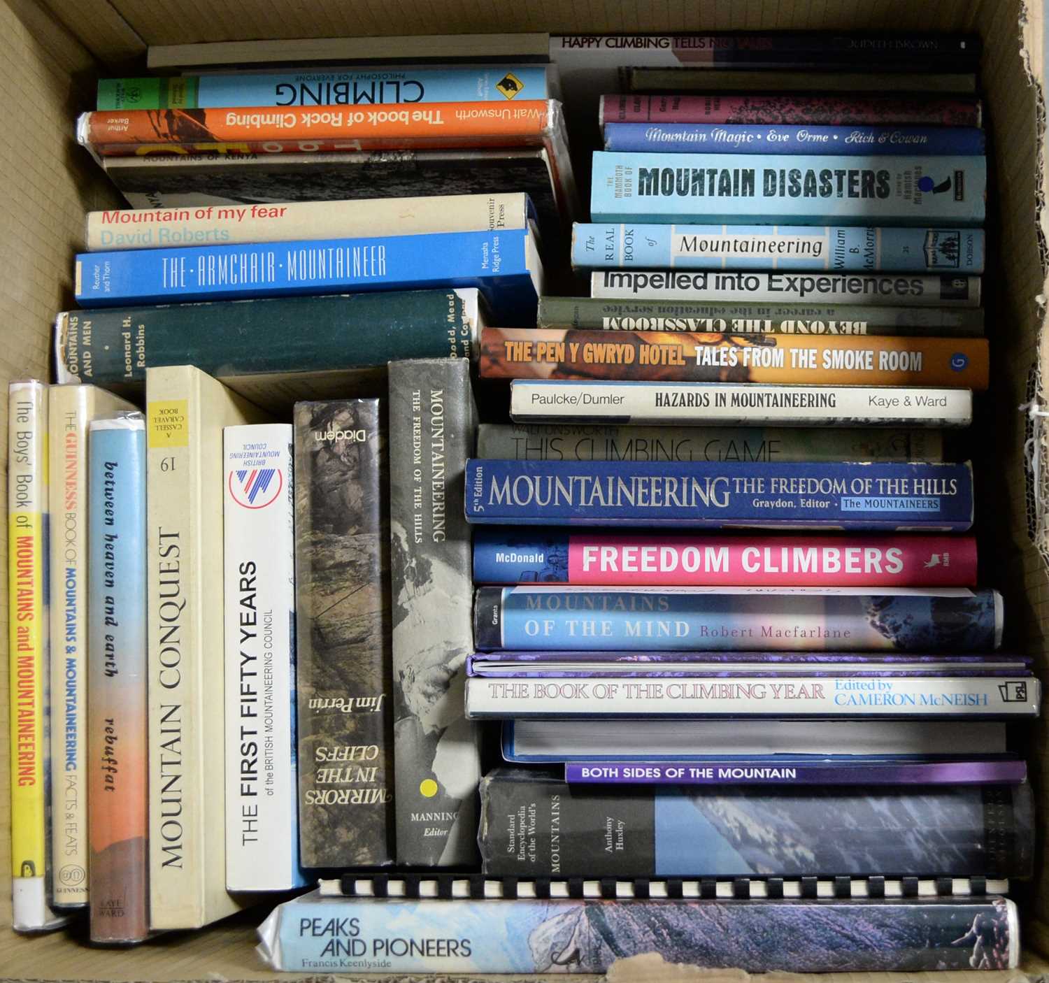 Lot 920 - A selection of hardback and other mountaineering books