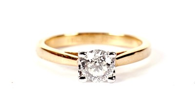 Lot 1181 - A single stone solitaire diamond ring
