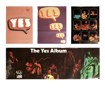Lot 518 - 4 Yes tour posters from the 1970's