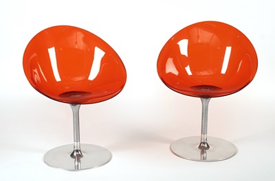 Lot 50 - Philippe Starck for Kartel: A pair of 'Eros' swivel armchairs