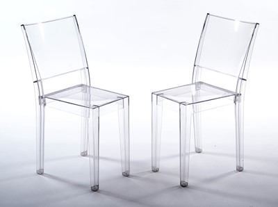 Lot 51 - Philippe Starck for Kartel - La Marie: four polycarbonate 'Ghost' chairs
