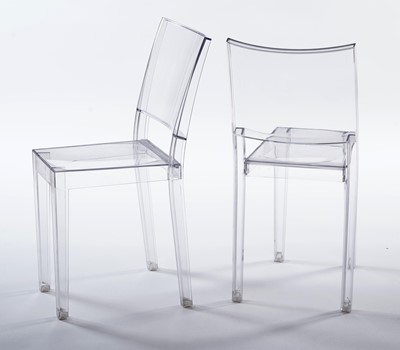 Lot 51 - Philippe Starck for Kartel - La Marie: four polycarbonate 'Ghost' chairs