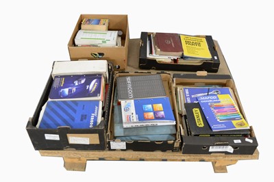 Lot 735 - Car manuals and book lists